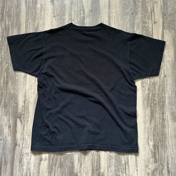 Vintage 90s Malcolm X By Any Means Necessary Speech T-Shirt Size XL RARE - Picture 4 of 4